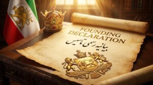Founding Declaration of the Kingdom of Persia – Official Government Statement
